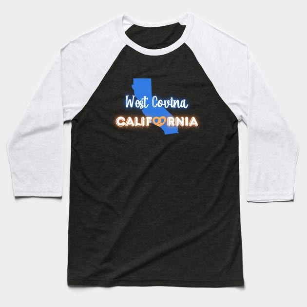 West Covina, California! Pretzels! (CXG Inspired) Baseball T-Shirt by Ukulily